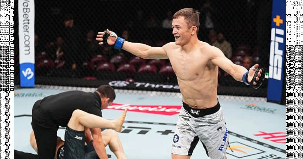 Бекзат Алмахан UFC тарихындағы Қазақстан үшін ең жылдам нокаутты тіркеді