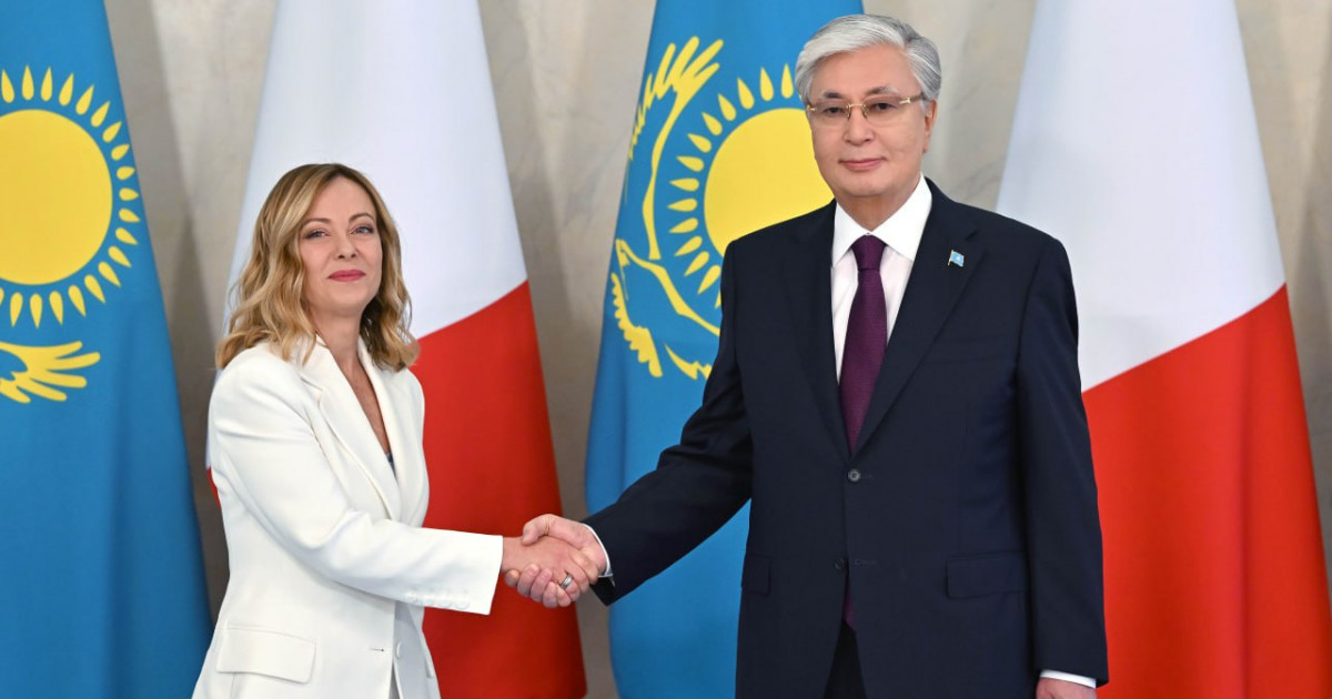 Қасым-Жомарт Тоқаев пен Джорджа Мелони келіссөз жүргізді