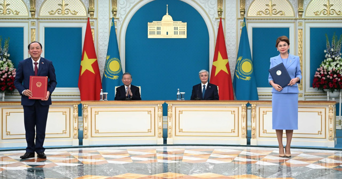 Қазақстан мен Вьетнам стратегиялық әріптестікті нығайтуға бағытталған бірнеше келісімге қол қойды