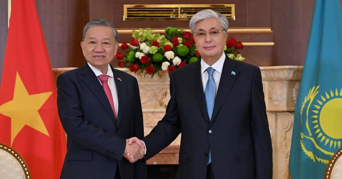 Мемлекет басшысы Вьетнам Коммунистік партиясы Орталық комитетінің Бас хатшысы То Ламды қарсы алды