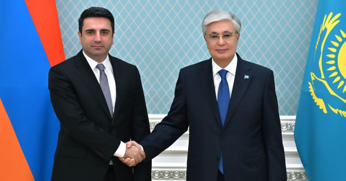 Президент Армения Ұлттық жиналысының төрағасы Ален Симонянды қабылдады