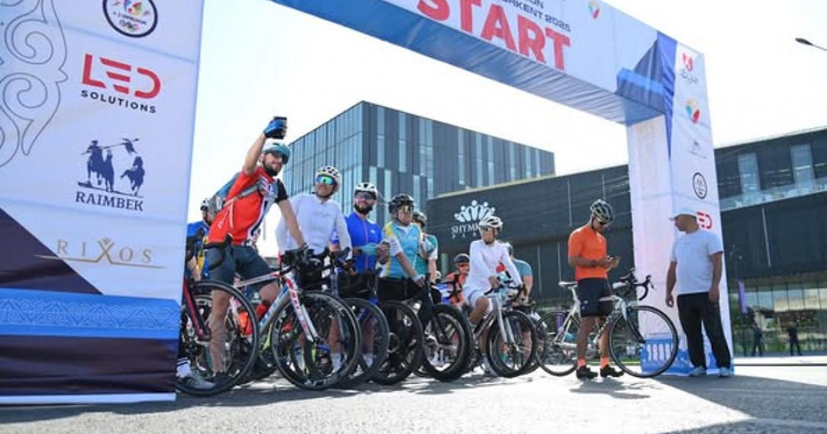 Шымкент-Ташкент веломарафоны басталды