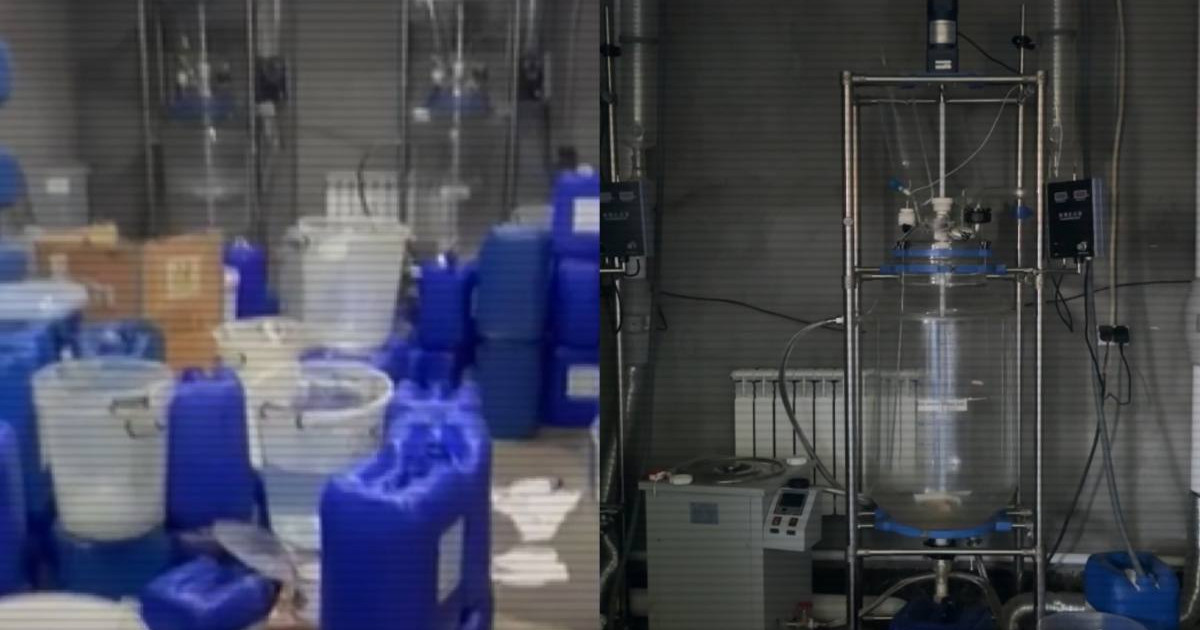 Талғарда есірткі зертханасынан 100 келі мефедрон тәркіленді