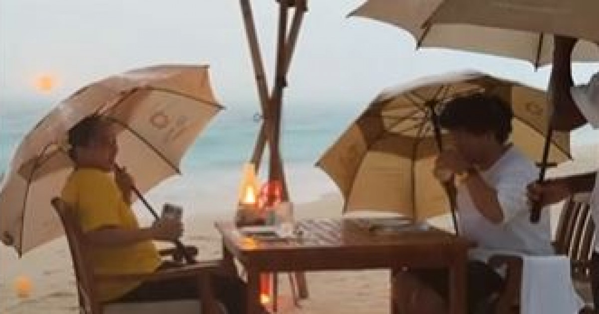 Айжұлдыз Адайбекова мен Сәкен Қағаровтың Мальдивтегі романтикалық кеші күтпеген жағдаймен аяқталды (видео)