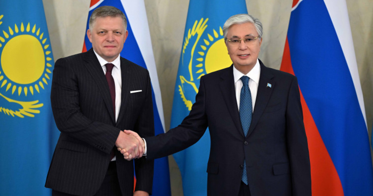 Қасым-Жомарт Тоқаев Словакия премьер-министрі Роберт Фицомен келіссөз жүргізді