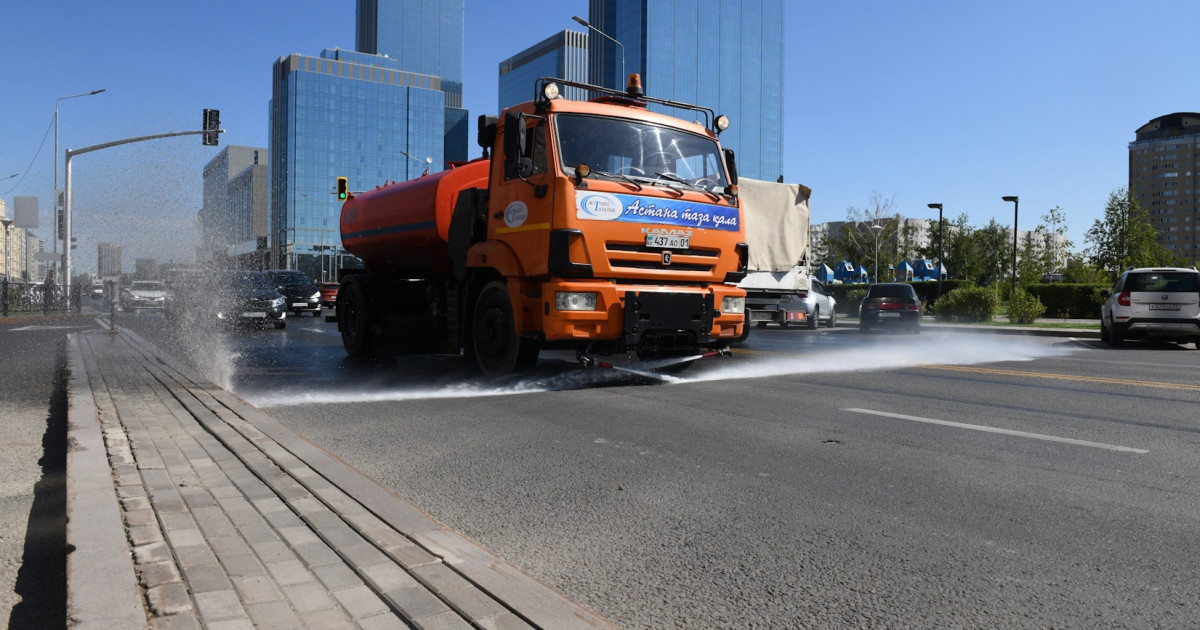 Шаһарға шаң жұқтырмай...