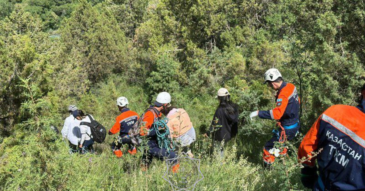 Тауда адасқан бес қыз аман табылды