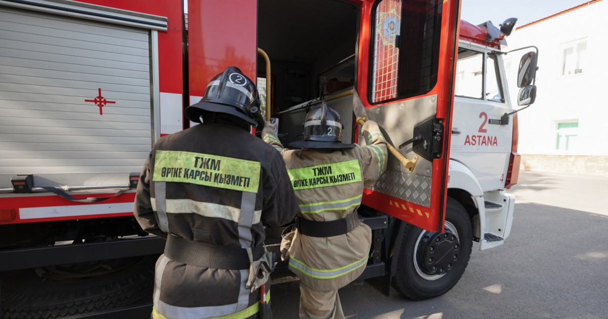 «35 қабатты тұрғын үй кешенінде өрт болды»: ТЖМ ауқымды жаттығу өткізді