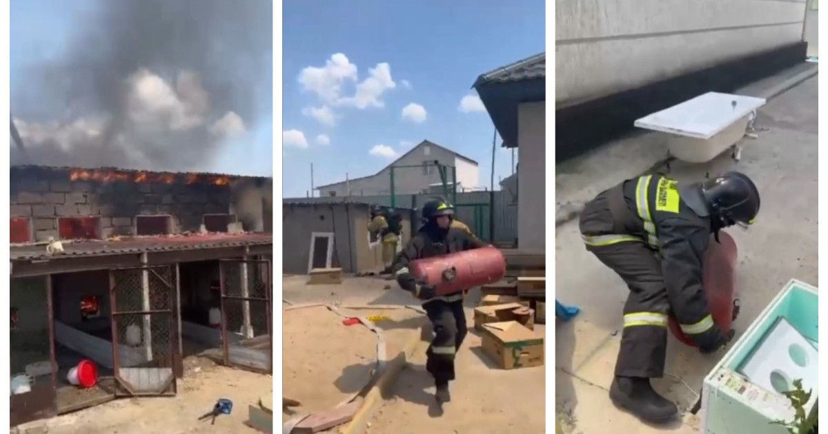 Бүгін Ақтөбеде құтқарушылар үлкен қайғының алдын алды