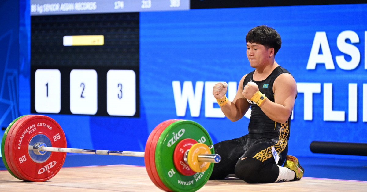 Ерасыл Сәулебеков Азия чемпионатында алтын медаль жеңіп алды