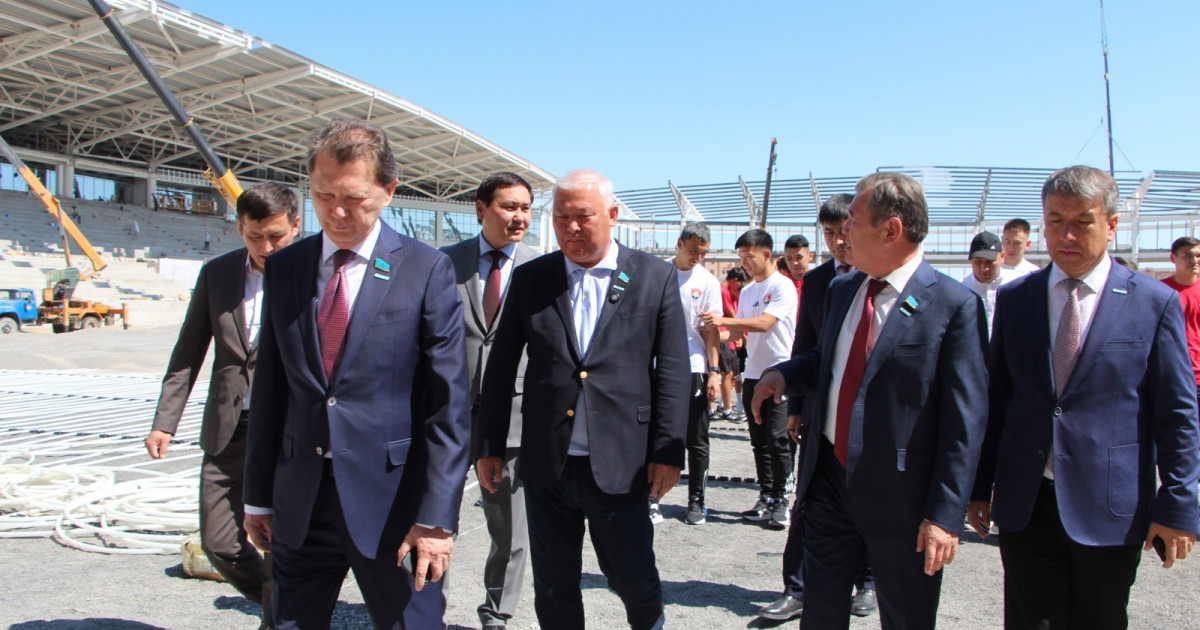 Қызылордада халықаралық стандарттарға сай келетін жаңа стадион салынып жатыр