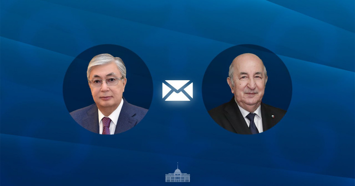Мемлекет басшысы Алжир президентін Тәуелсіздік күнімен құттықтады