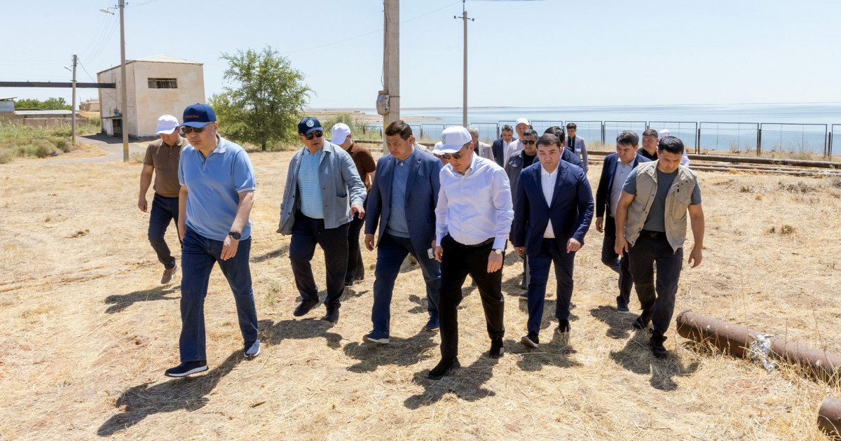 Олжас Бектенов Түркістан облысының су шаруашылығы инфрақұрылымының жағдайымен танысты