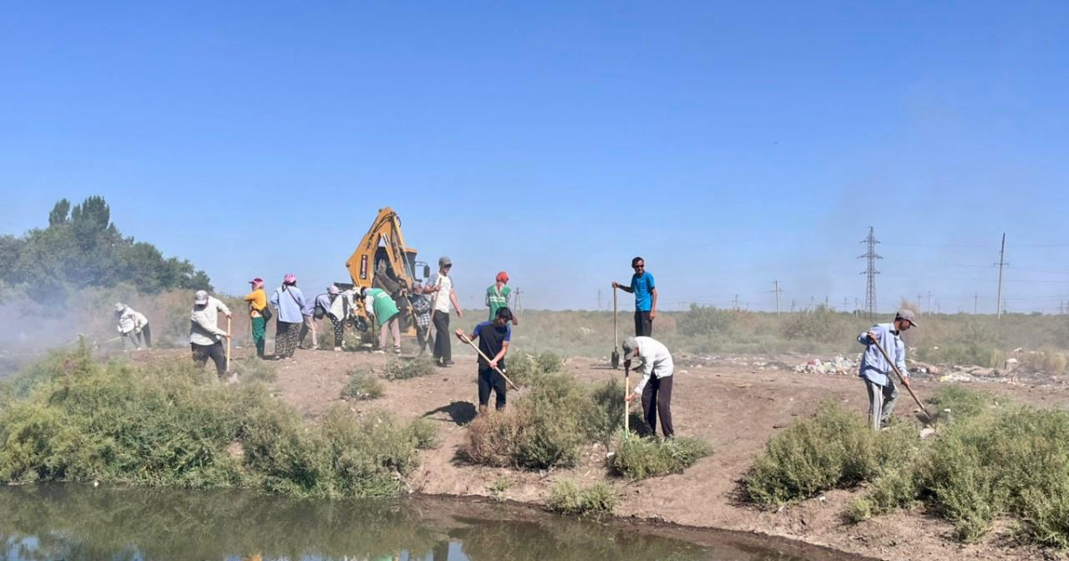 «Тазалық – әр адамның жеке жауапкершілігі»: тұрғындар «Таза бейсенбі» акциясына атсалысып жатыр