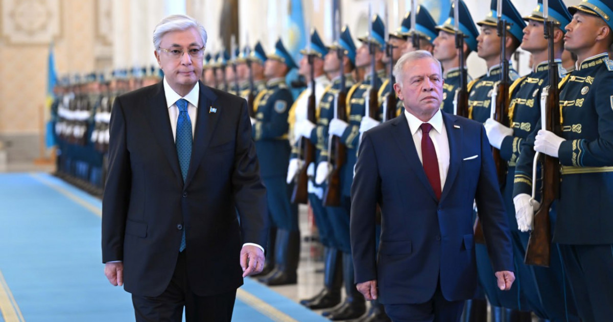 Ақордада Иордания Хашимит Корольдігінің Королін салтанатты қарсы алу рәсімі өтті