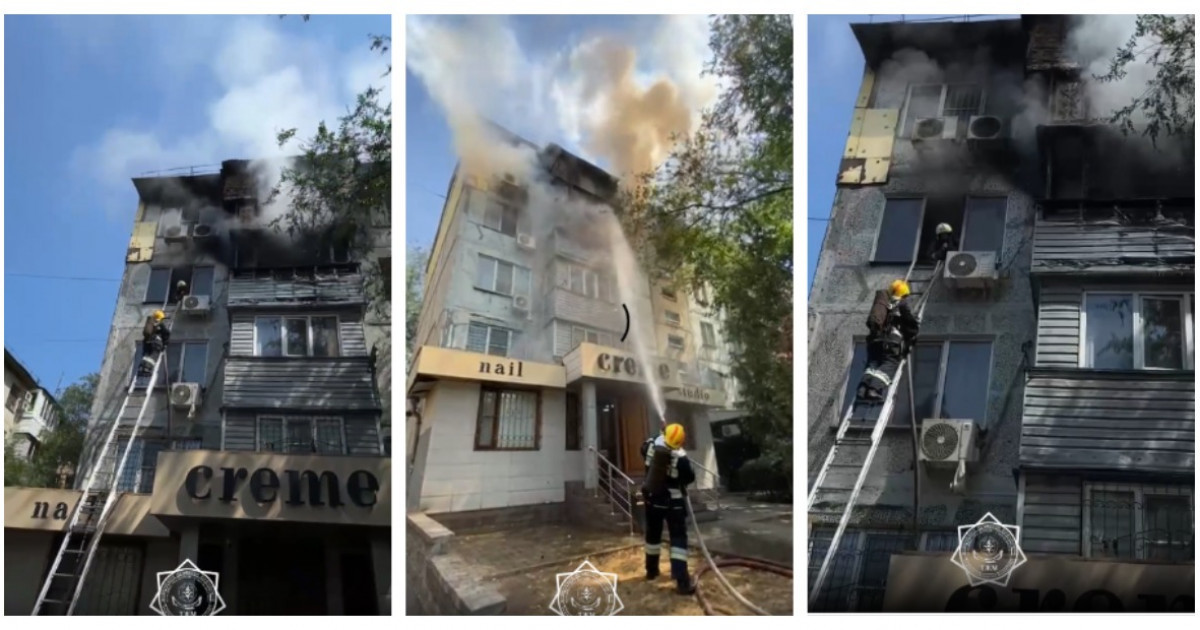 Алматыда көпқабатты үйден 11 адам құтқарылды