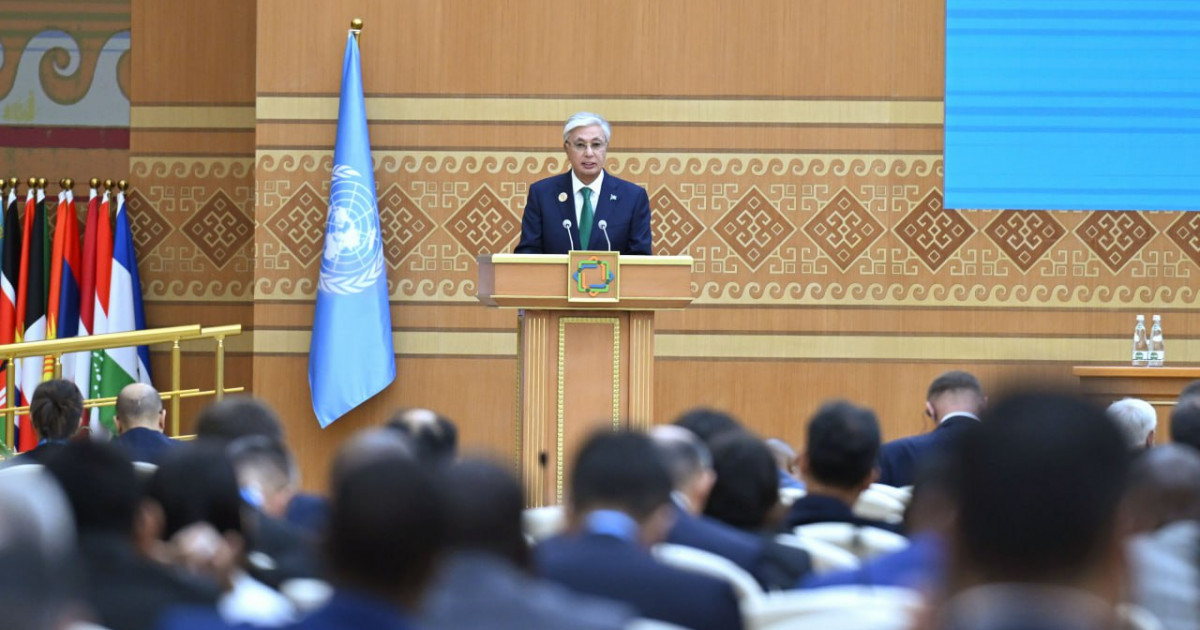 Президент Теңізге шығар жолы жоқ дамушы елдерге арналған БҰҰ-ның ІІІ конференциясында сөз сөйледі
