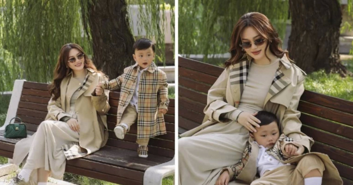 Ерке Есмахан екінші ұлын көрсетті