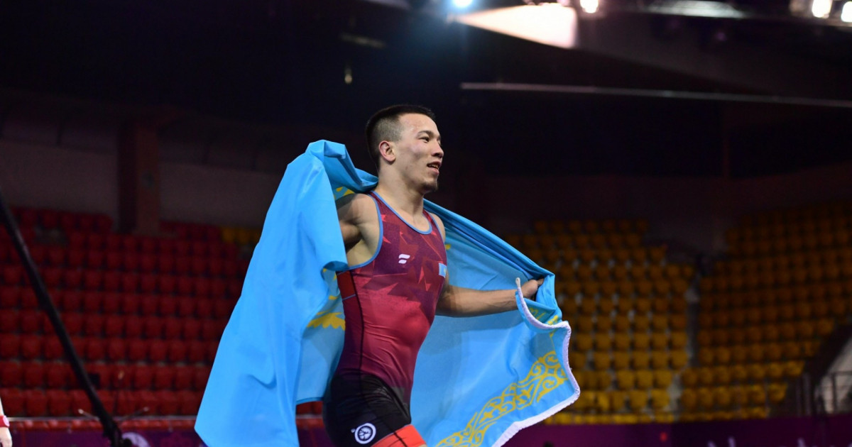Грек-рим күресінен әлем чемпионы Айдос Сұлтанғали енді ай сайын 1 миллион теңге стипендия алады