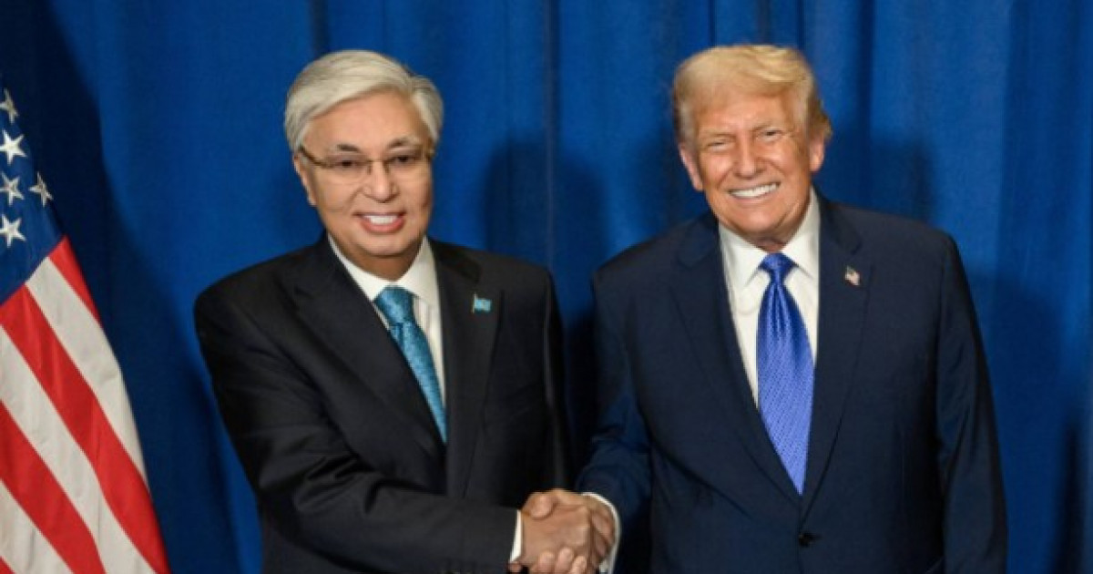 Қасым-Жомарт Тоқаев пен Дональд Трамптың кездесуінен сурет жарияланды