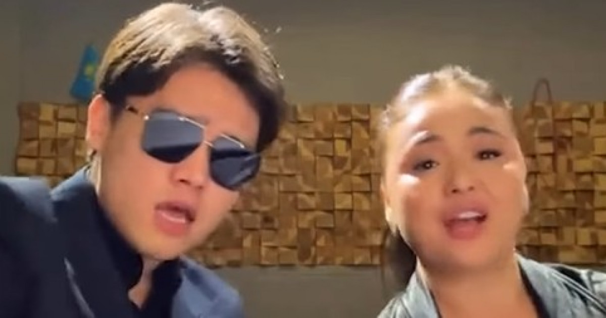 «Қатты құтырып кетті»: Тұрсынбек Қабатовтың әйелі жас жігітпен ән айтамын деп, сынға қалды (видео)