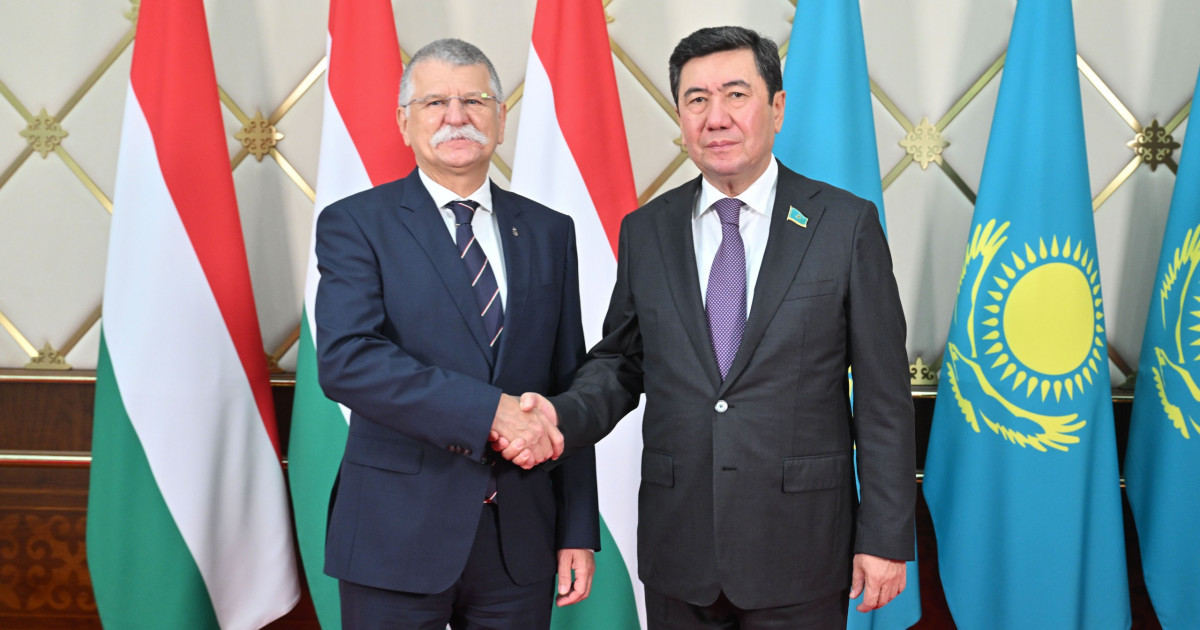 Мәжіліс Спикері Мажарстан Мемлекеттік жиналысының төрағасымен кездесті