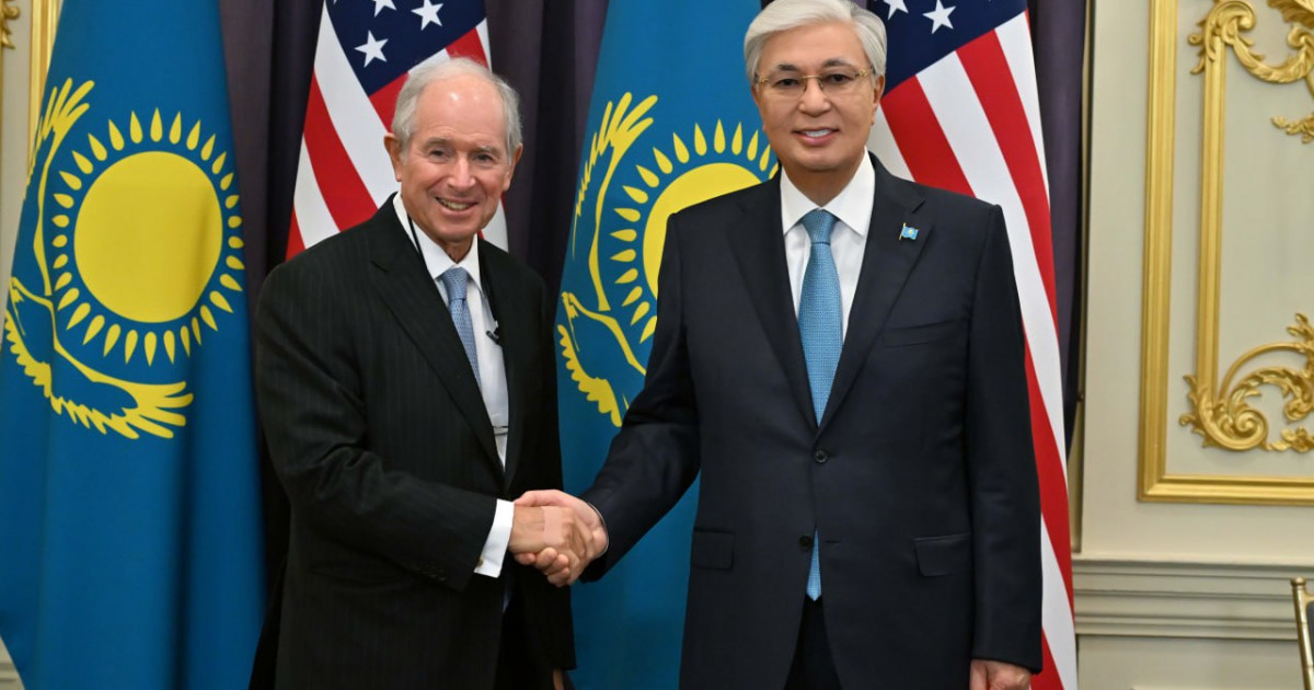 Президент әлемдегі ірі инвестициялық компанияның басқарма төрағасымен кездесті