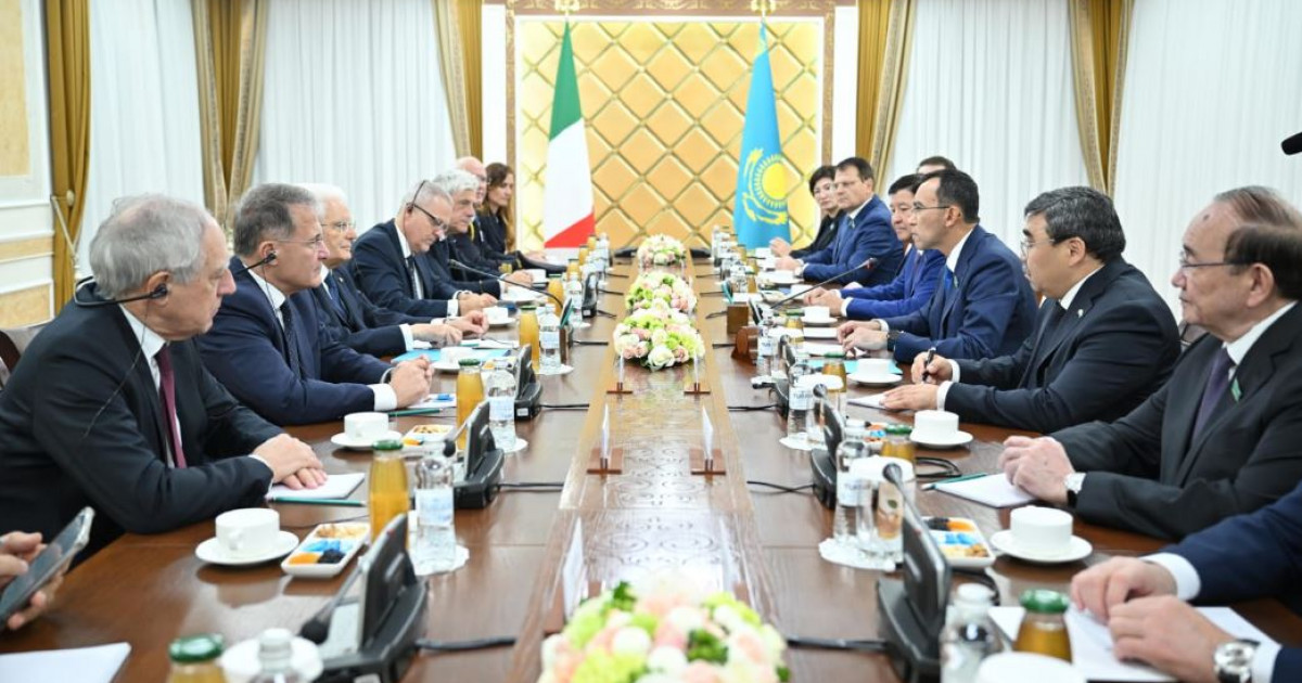 Сенат Төрағасы Италия Президентімен кездесті