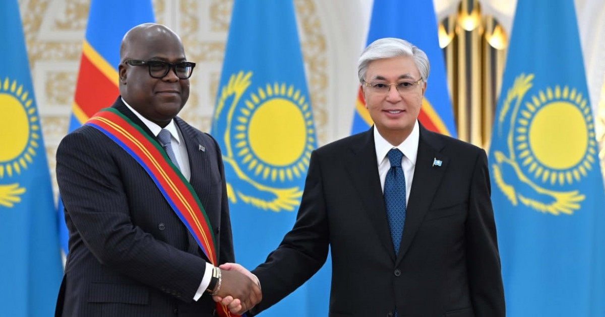 Тоқаев Конго президентін І дәрежелі «Достық» орденімен марапаттады