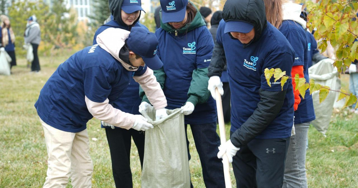 Астанада өткен «Таза Қазақстан» акциясына 150 мыңнан астам адам қатысты