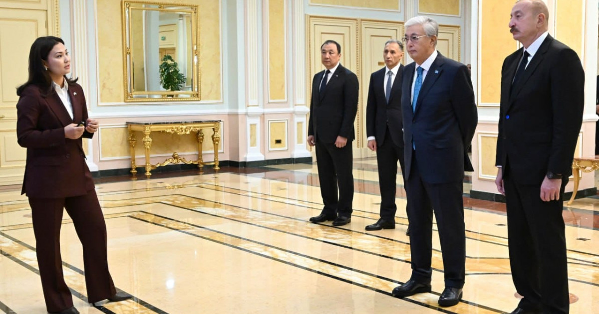 Қасым-Жомарт Тоқаев пен Ильхам Әлиевке Орта дәлізді дамыту жобасы таныстырылды