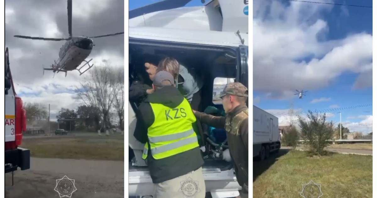 Тікұшақ Атбасардан Көкшетауға ауыр халдегі баланы жеткізді