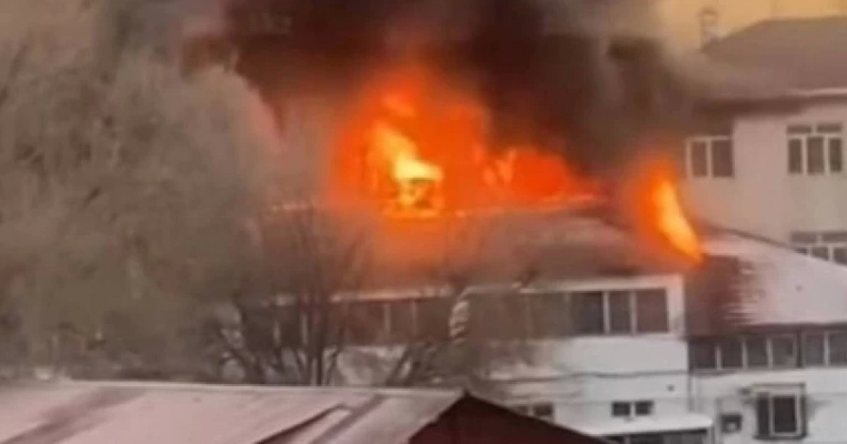 Алматыда балалар үйінен өрт шықты