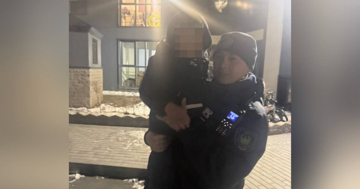 Астаналық полицейлер жоғалып кеткен 5 жасар баланы іздеп тапты