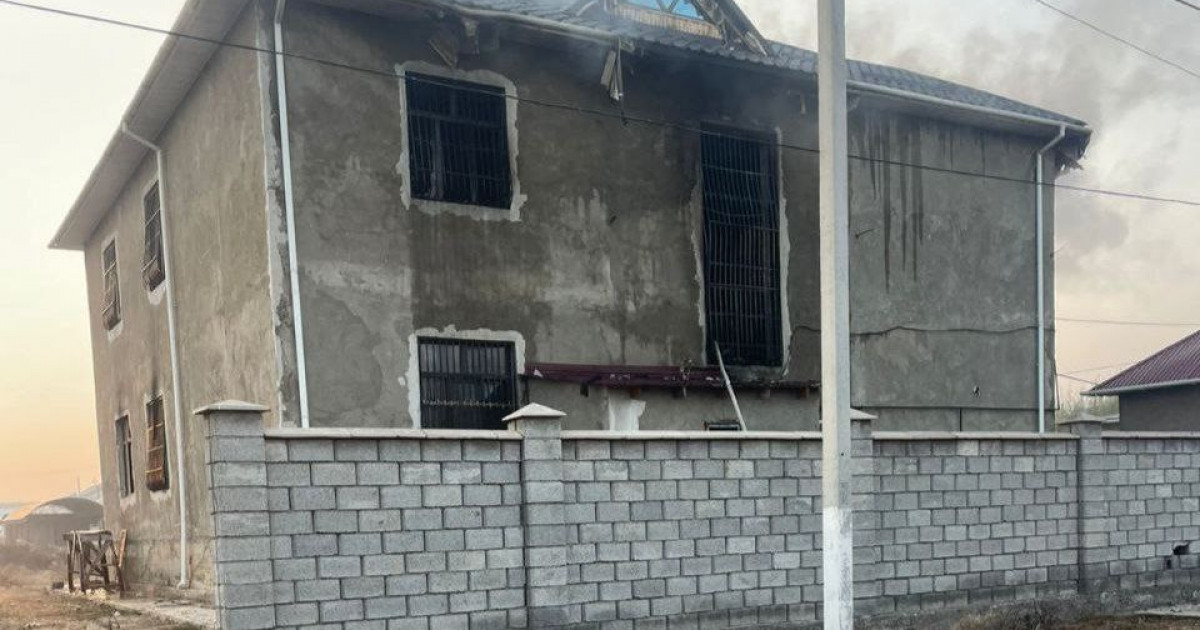 Түркістан облысында өрттен қаза тапқан 9 баланың үлкені – 16 жаста, ең кішісі – 1,5 жаста болған