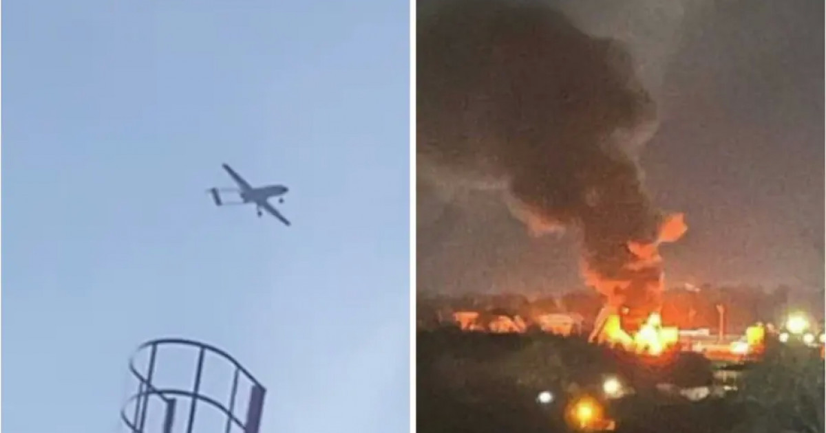 Украина дрондары шекарадан 950 шақырым жердегі Ресейдің мұнай терминалын шабуылдады