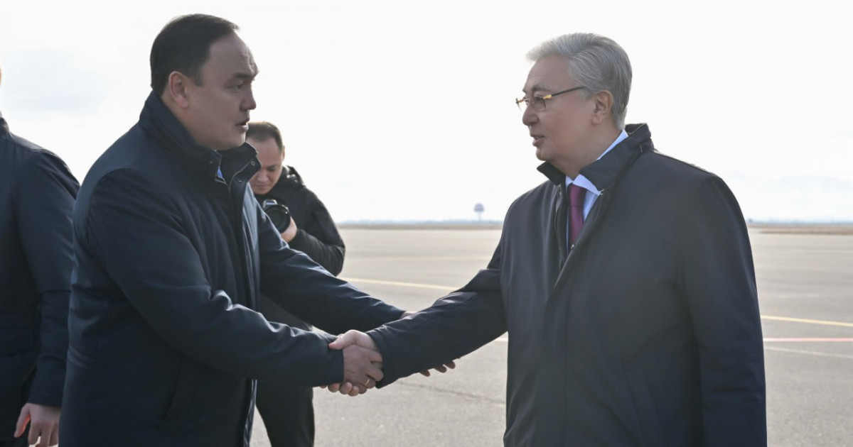 Қасым-Жомарт Тоқаев Жамбыл облысына барды