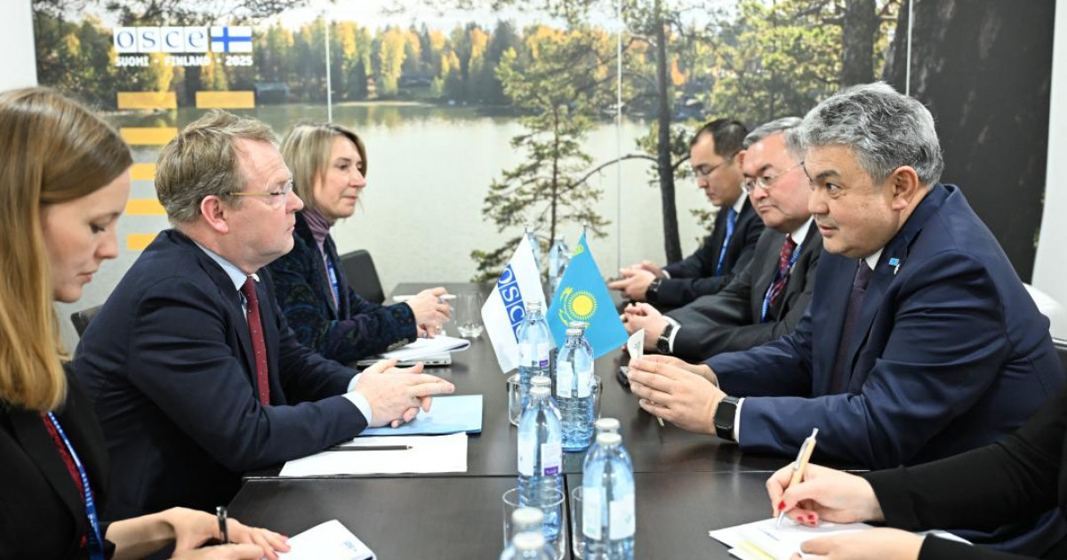 Қазақстан Сыртқы істер министрі ЕҚЫҰ басшылығымен кездесулер өткізді