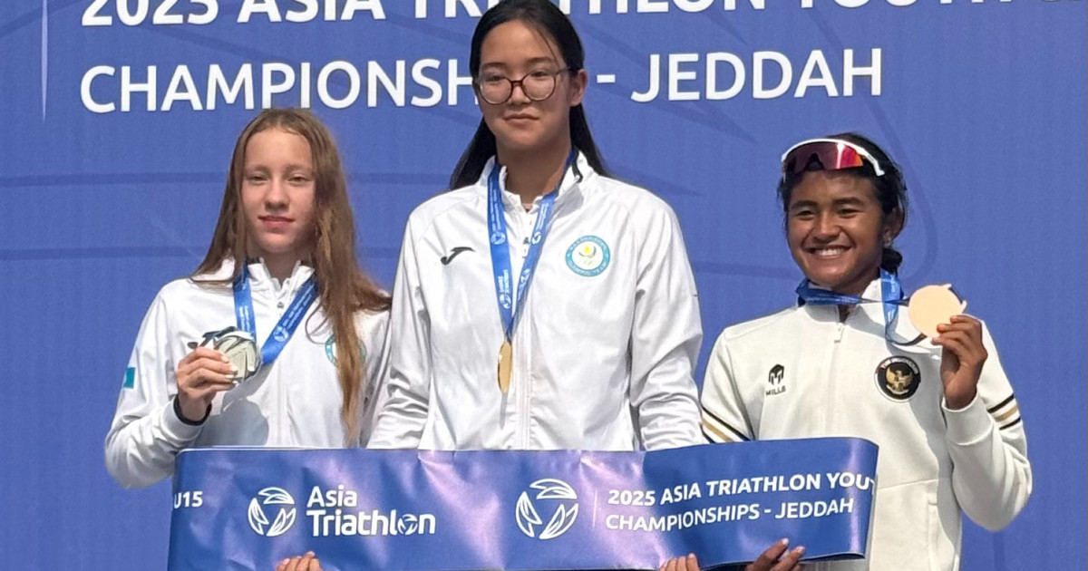 Қазақстан жастары триатлоннан Азия чемпионатында нәтижелі өнер көсетті