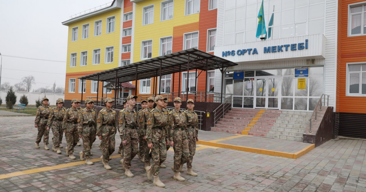 «Жас бүркіт»: Ұлттық ұланның әскери-патриоттық клубы мектеп өміріне оң өзгеріс әкелуде