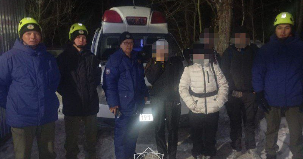 Алматыда бес турист тауға шығып, өздігінен түсе алмаған
