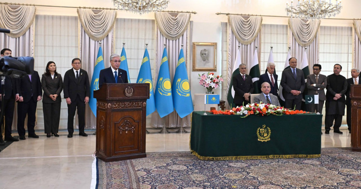 Қасым-Жомарт Тоқаев: Пәкістанның экономикалық әлеуеті зор, өнеркәсіптік базасы дамыған, көлік-транзит мүмкіндіктері мол