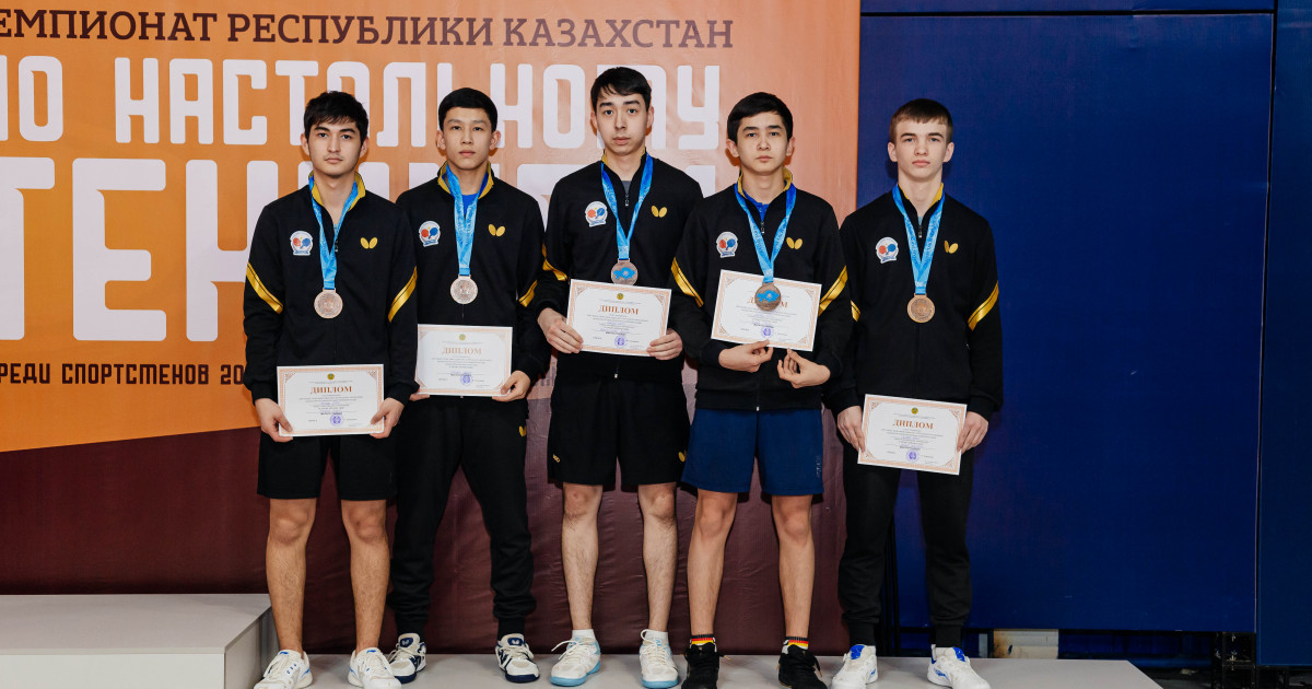 Nomad Academy шәкірттері үстел теннисінен ел чемпионатында топ жарды