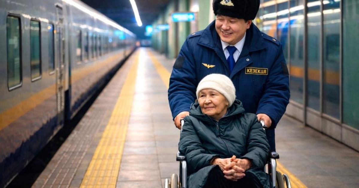 Вокзалдарда мүгедектігі бар жолаушыларға арналған жаңа сүйемелдеу қызметі іске қосылды