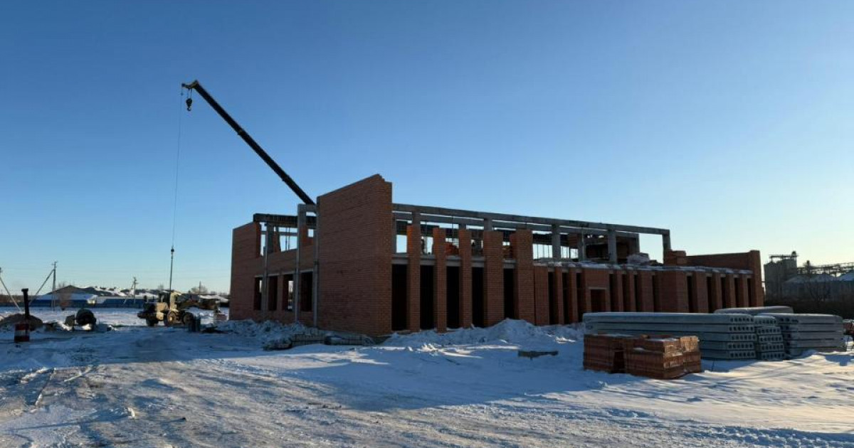 Зерендіде жаңа тарихи-өлкетану музейінің құрылысы жалғасуда