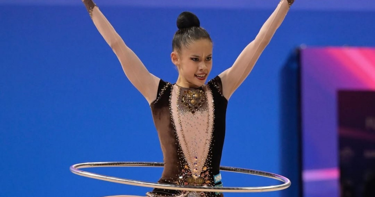 Гимнаст Ақмарал Ерекешева Грекиядағы турнирде алтын медаль жеңіп алды