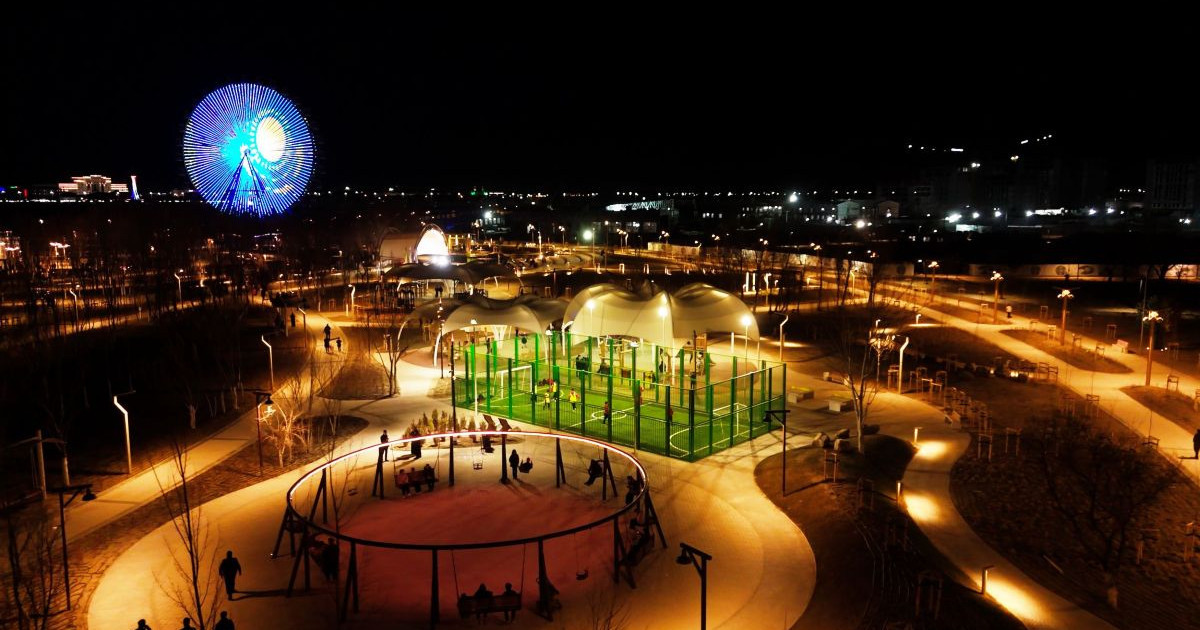 Қызылордада Тұңғыш Президент саябағының реконструкциясы аяқталды