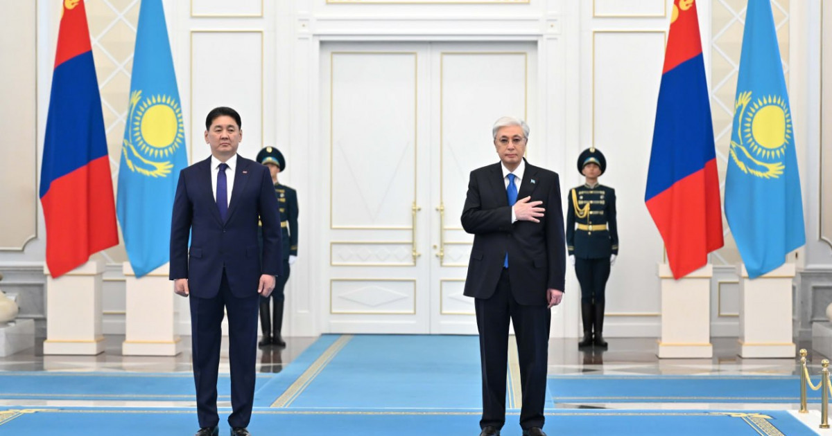 Ақордада Моңғолия президентін салтанатты қарсы алу рәсімі өтті