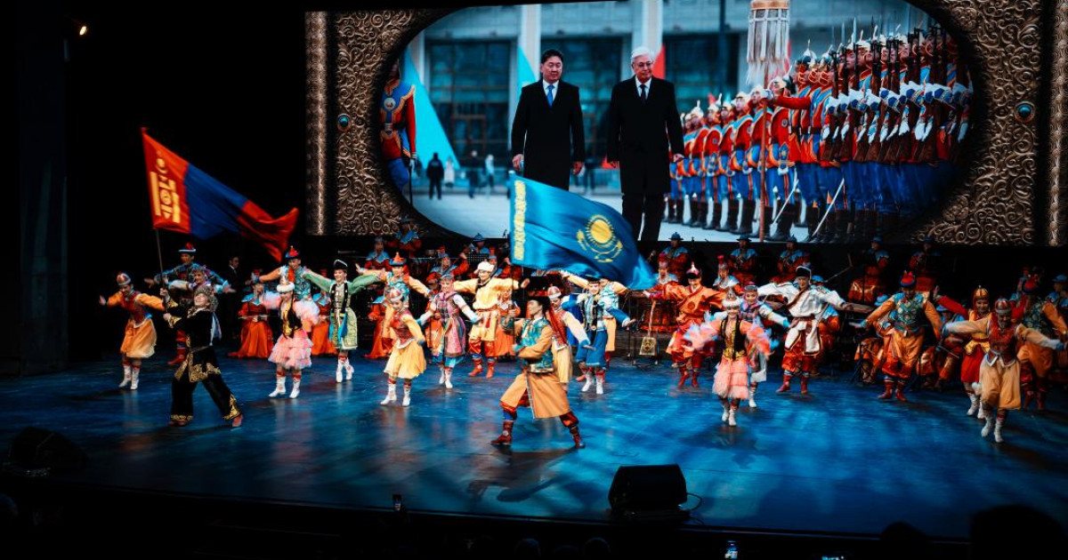 Астанада Моңғолия Ұлттық академиялық үлкен өнер театрының концерті өтті