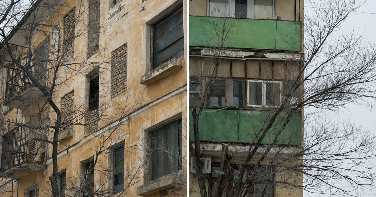 Байқоңыр қаласында қаңырап бос қалған баспана көп